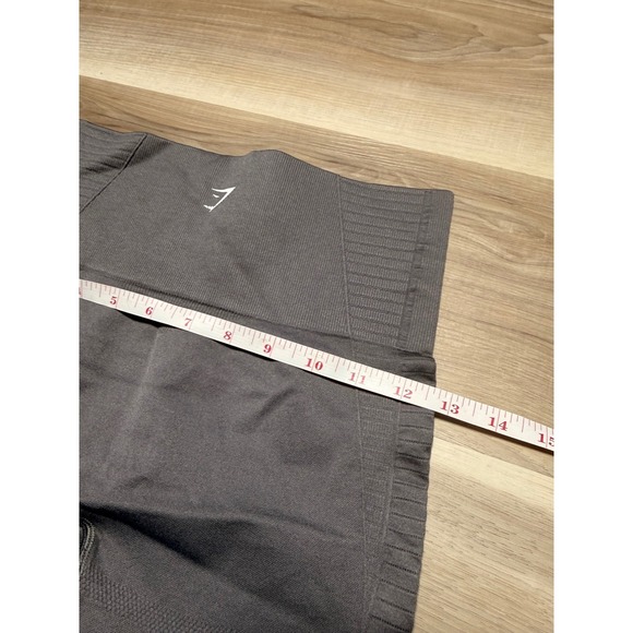 Gymshark Energy+ Seamless Leggings Womens S Grey Cropped High Waist Yoga Gym - Picture 7 of 8